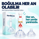 HemlikCare boğulma önleyici kurtarma cihazı, kutusu, yetişkin ve çocuk maskesi