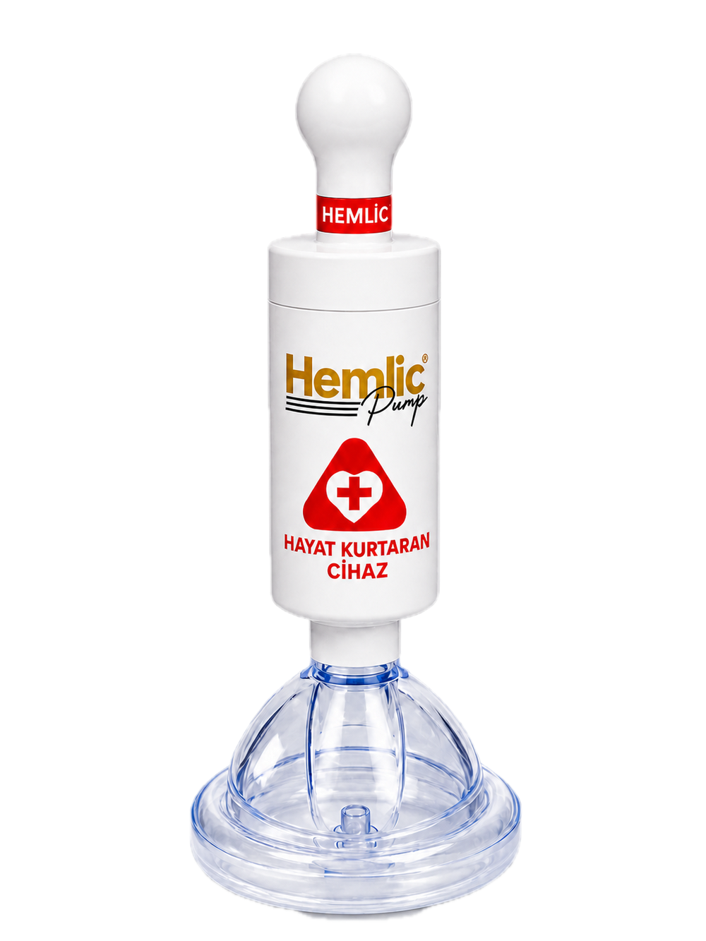 HemlikCare boğulma önleyici kurtarma cihazı, yetişkin maskesi takılı